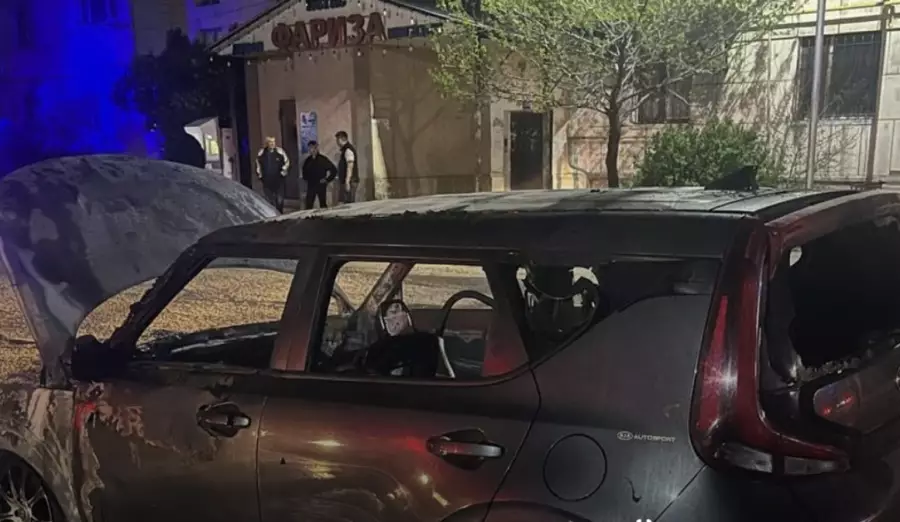 Жетісу облысында полицейлер көлікті өртеген күдіктіні ұстады