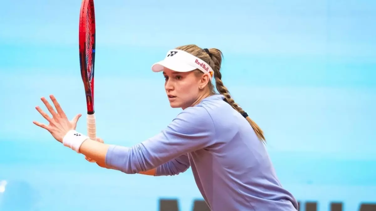 Елена Рыбакина пробилась на второе место в чемпионской гонке WTA