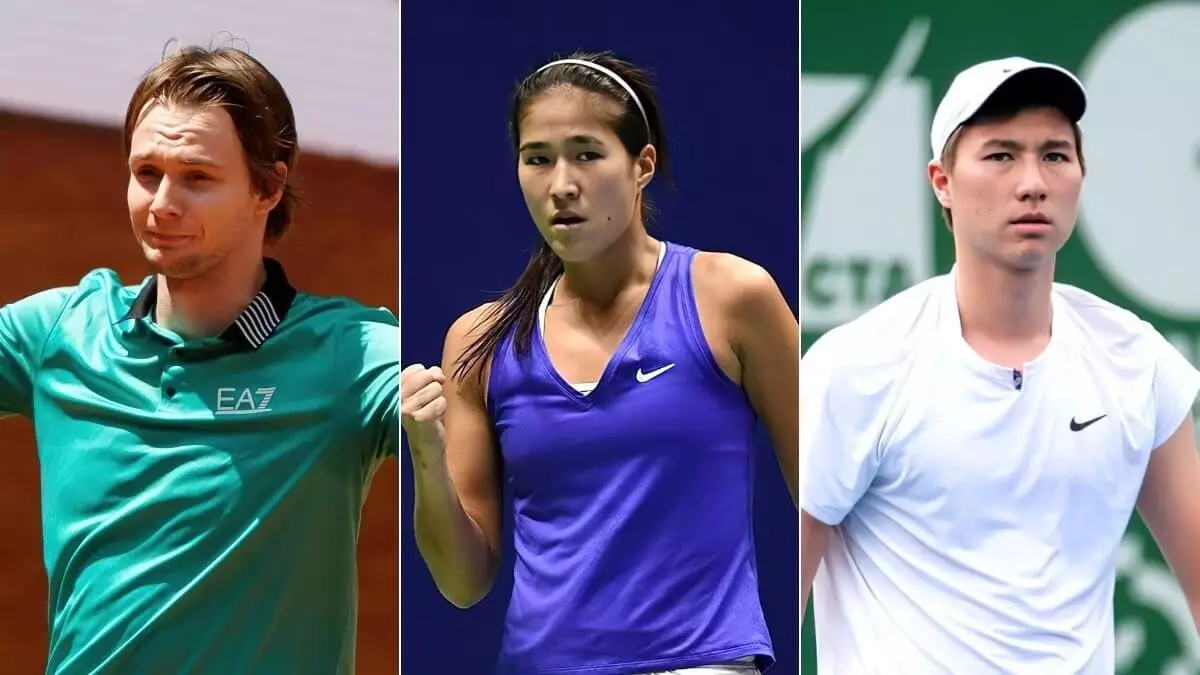Казахстанские теннисисты обновили свои рекорды в мировом рейтинге