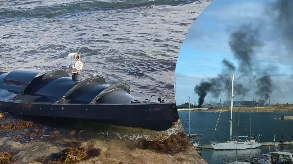 Украинский дрон уничтожил российский катер в Крыму