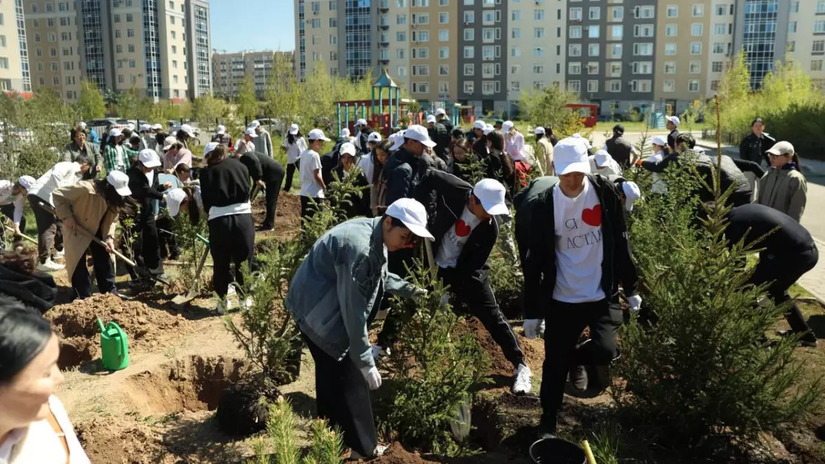 Свыше 180 тысяч выпускников школ посадили деревья в рамках экологической акции «Таза Қазақстан»