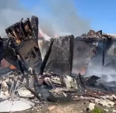 Пожарные ликвидировали пожар в частном жилом доме в Костанайской области