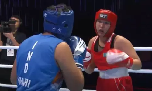 Казахстан в тяжелом бою вырвал «золото» чемпионата Азии по боксу