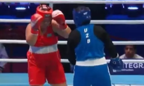 Разгромом завершилась дуэль Казахстан — Узбекистан за «золото» чемпионата Азии по боксу