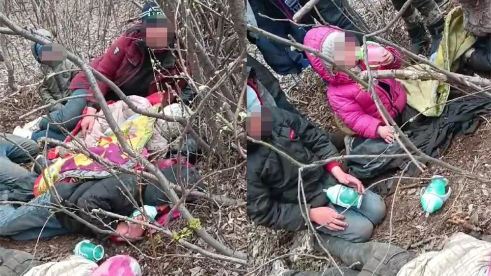 "Это мои дети, честное слово": семью нашли в лесу в Казахстане