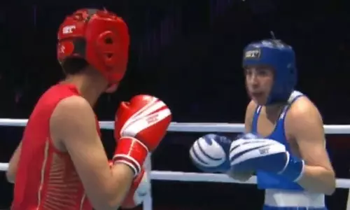 Казахстан в бою с нокдауном выиграл четвертое «золото» чемпионата Азии по боксу до 22 лет