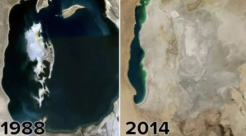 Как изменилось Аральское море: шокирующее фото