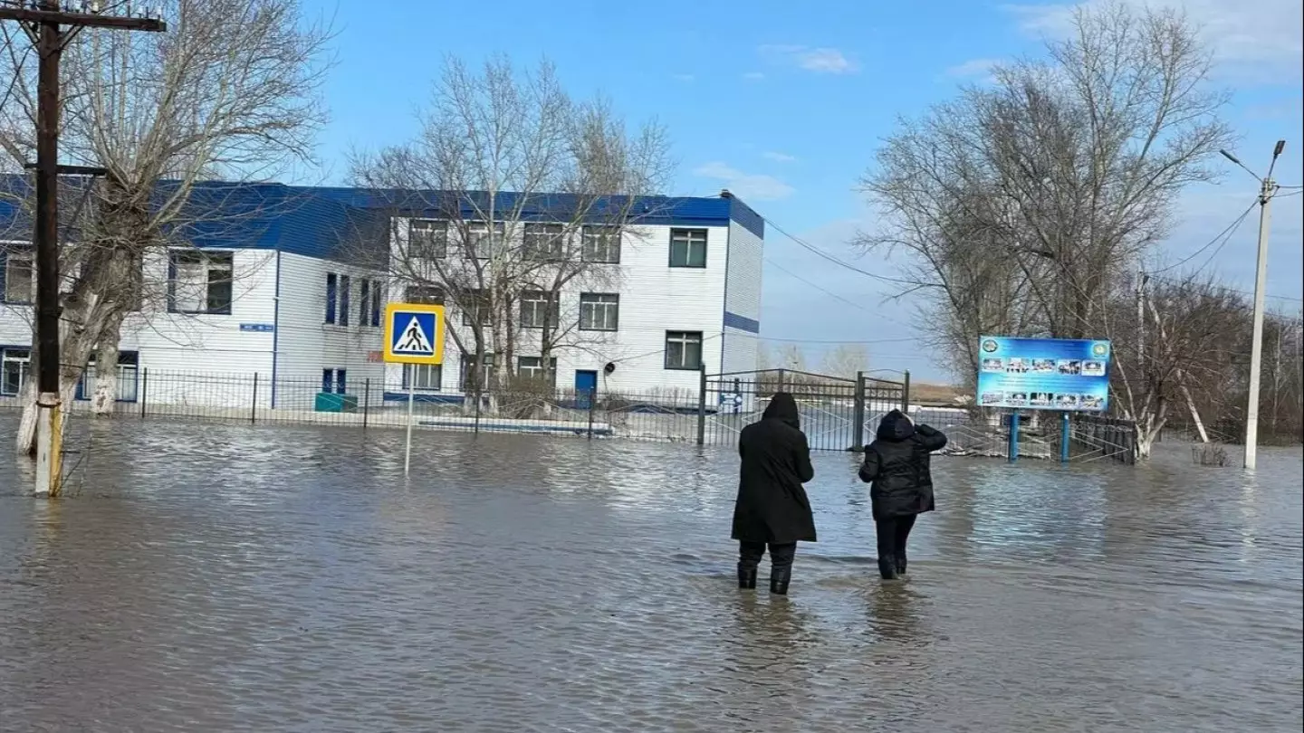 Паводки в Казахстане: в Атырауской области снова растёт уровень воды в реке Жайык