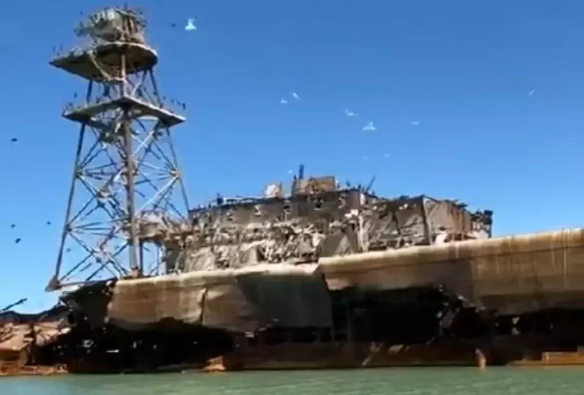 В Каспийском море нашли корабль-призрак