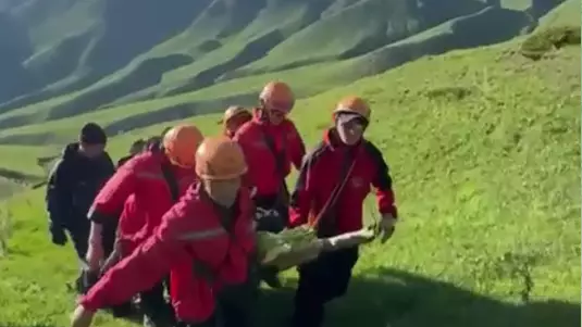 Туриста с травмой позвоночника эвакуировали на вертолете в Алматинской области