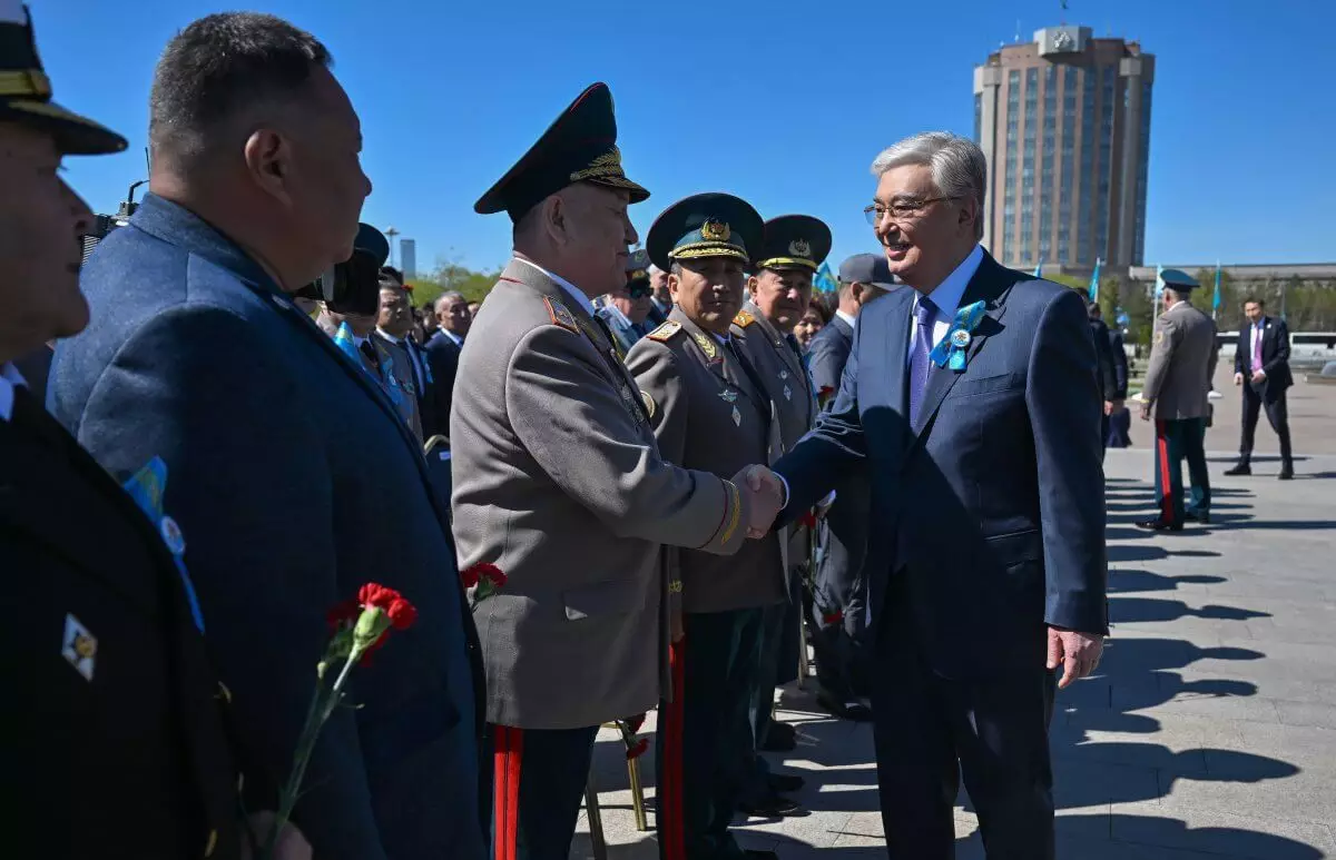 Президент қазақстандықтарды Жеңіс күнімен құттықтады