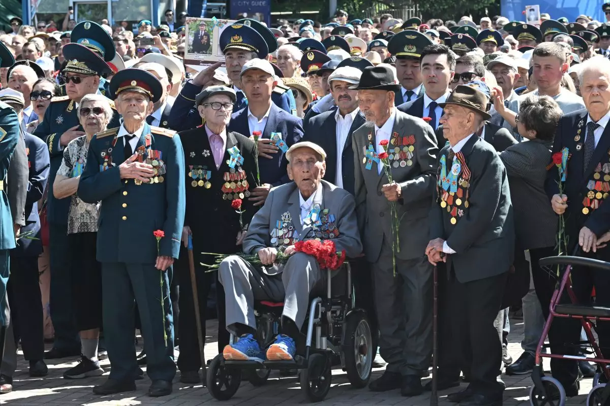 День Победы отметили в Алматы – фоторепортаж
