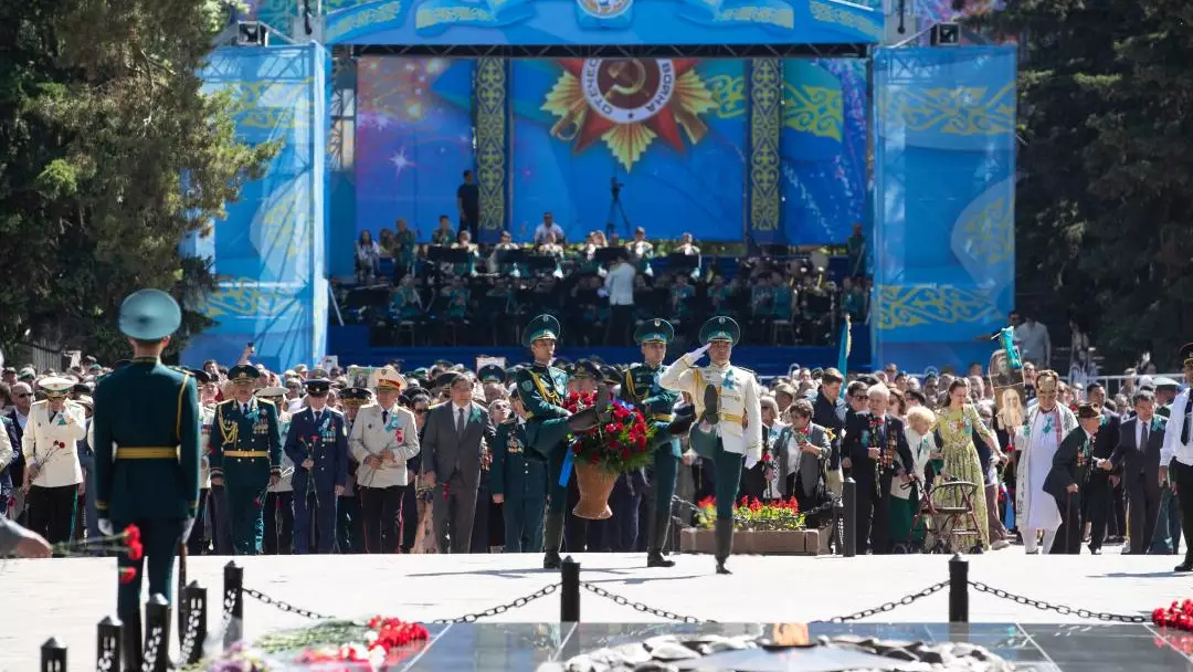 В Алматы отпраздновали 79-ю годовщину Победы