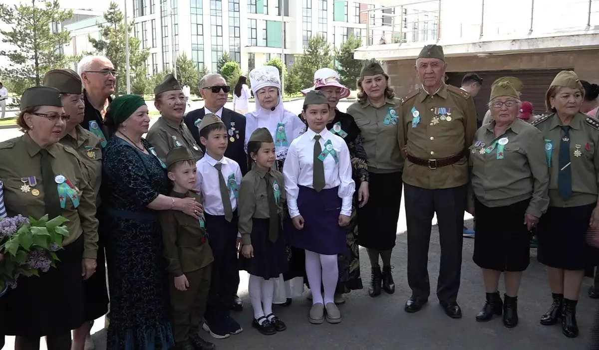 День Победы: торжественное мероприятие прошло в Наурызбайском районе Алматы