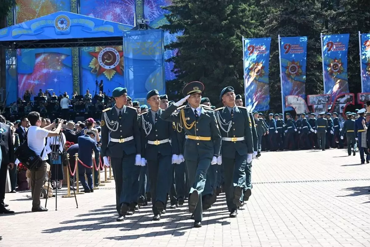 День Победы отметили в Алматы