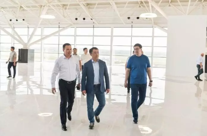 В Шымкенте завершается строительство современного пассажирского терминала