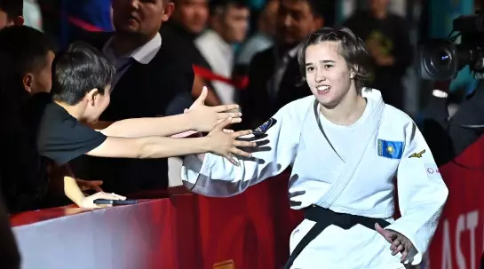 Казахстанская дзюдоистка Галия Тынбаева завоевала «золото» Grand Slam в Астане