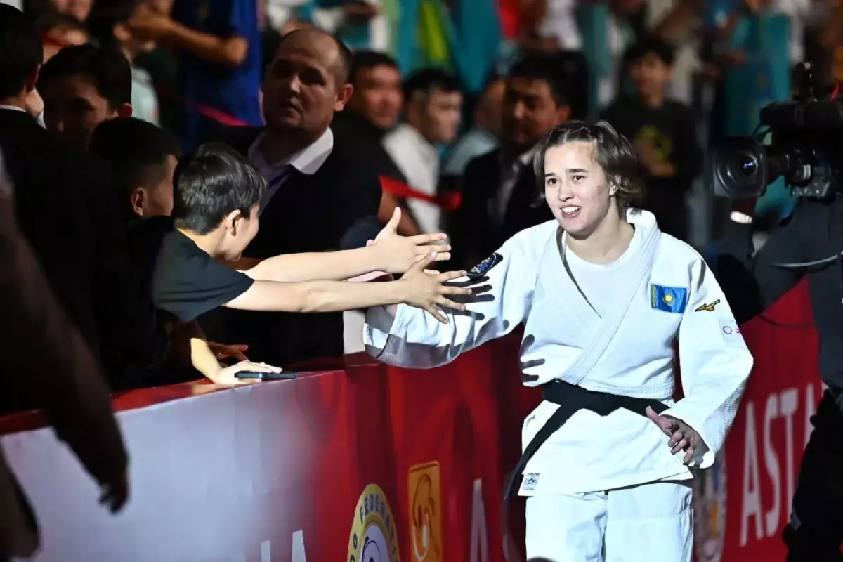 Казахстанская дзюдоистка завоевала золото Grand Slam