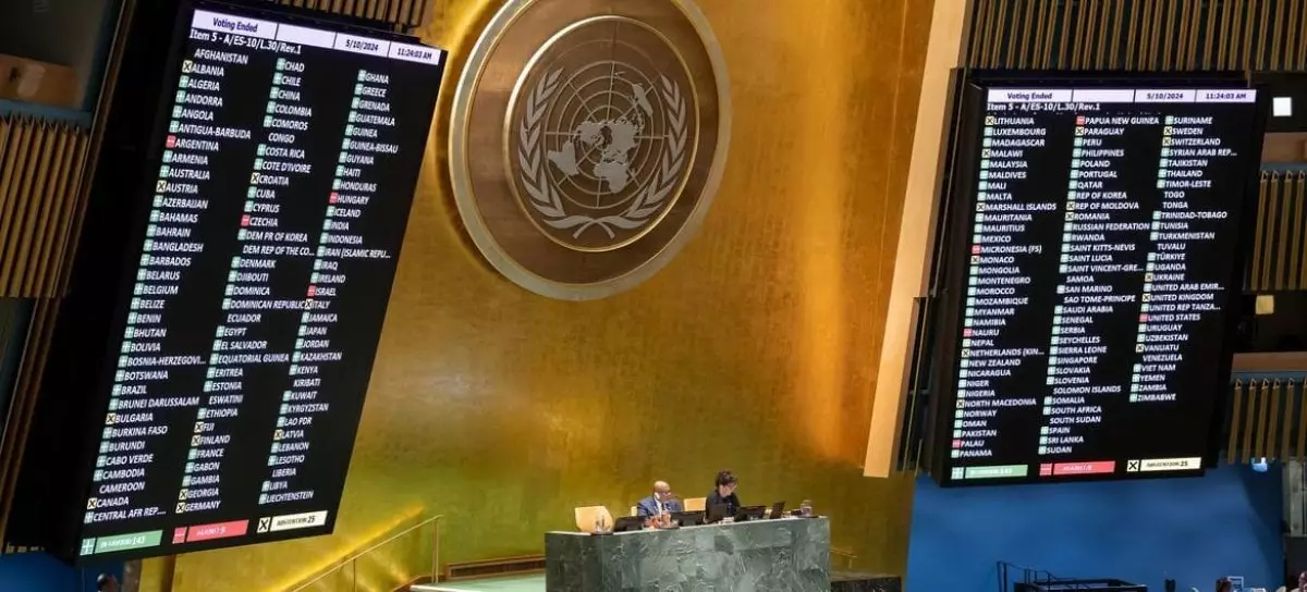 Палестина получила больше прав в ООН, но не полноправное членство