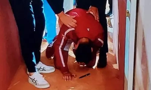 Джоковичу разбили голову бутылкой после матча. Видео