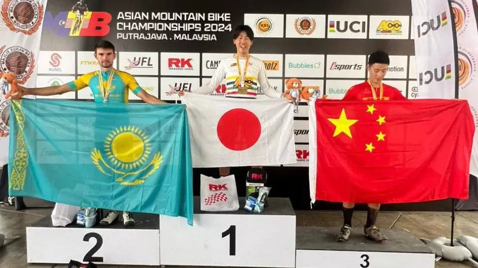 На чемпионате Азии по маунтинбайку сборная Казахстана выиграла еще одну медаль
