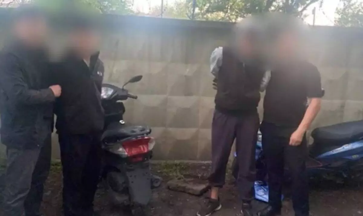 Похитителей мопедов задержали в Алматы (ВИДЕО)