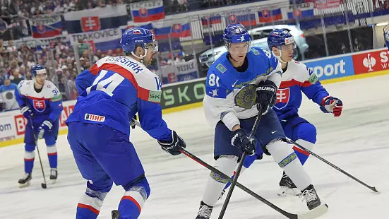 Әлем чемпионаты: хоккейден Қазақстан құрамасы Словакиядан оңбай ұтылды
