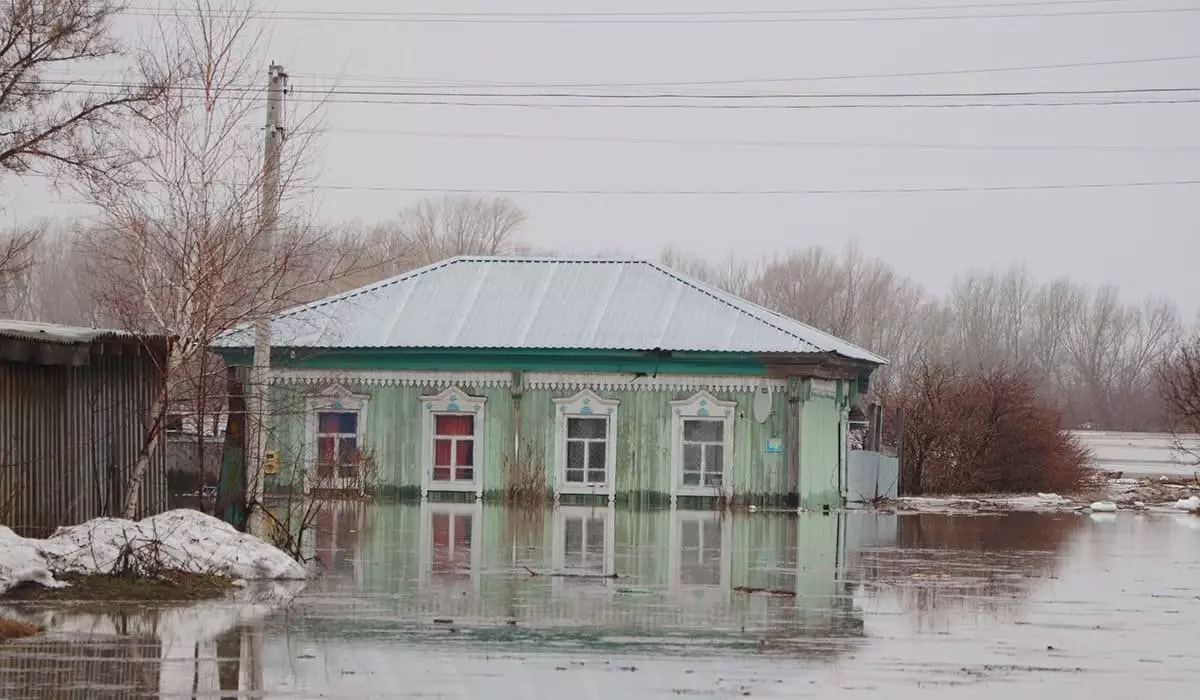 Труп мужчины обнаружили в затопленном доме в Петропавловске