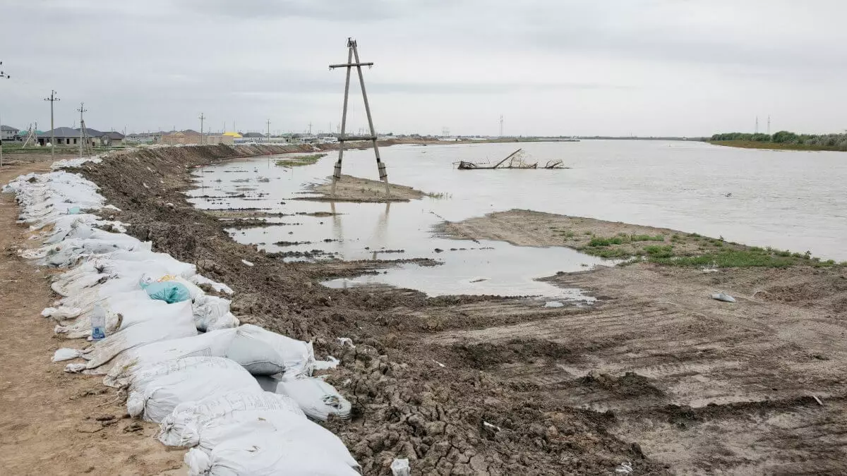 Пик паводка в Атырау ожидается через 4-5 дней