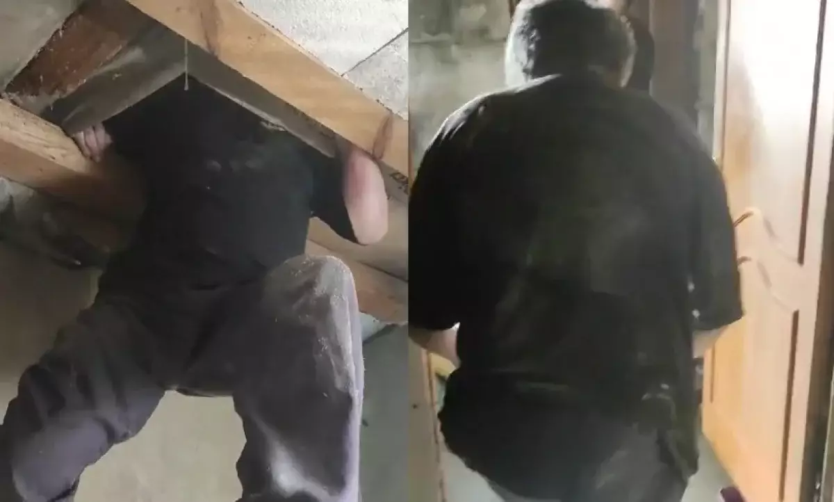 Преступник, который живет на крыше: Необычное задержание показала полиция Астаны