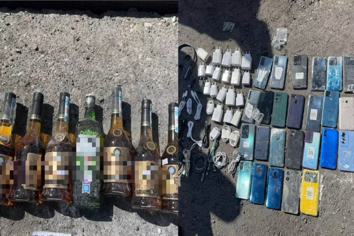 Водитель столовой пытался провезти алкоголь в колонию в Алматинской области