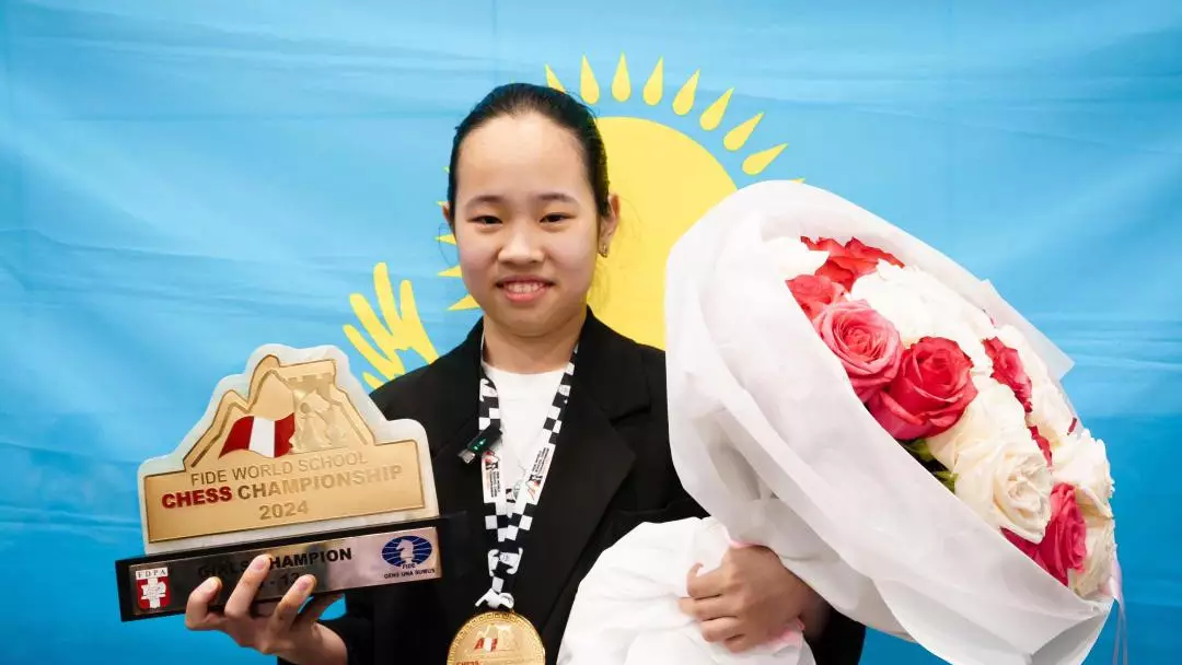 Астаналық оқушы – классикалық шахматтан оқушылар арасында әлем чемпионы
