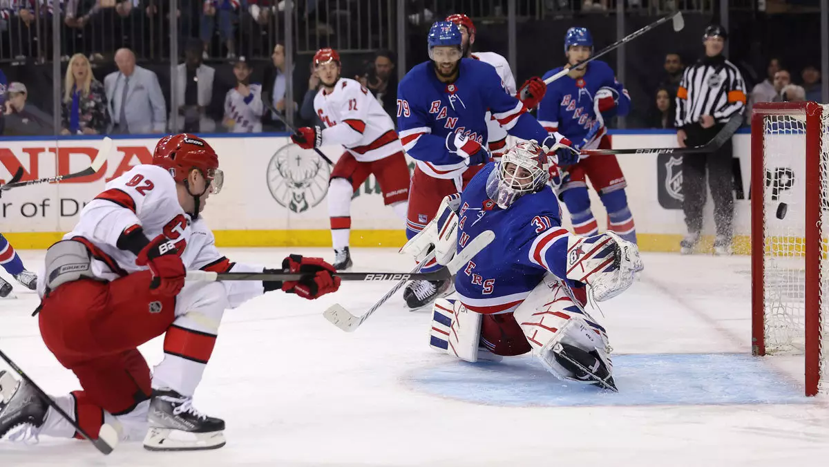 Кузнецов в пятом матче серии с «Рейнджерс» забросил четвертую шайбу в плей-офф НХЛ