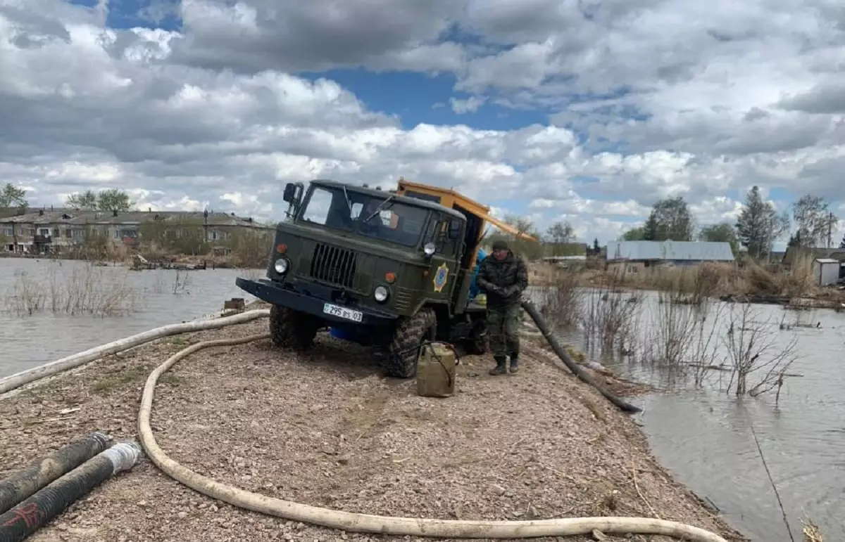 Пик паводка ожидается на реке Жайык в Атырауской области