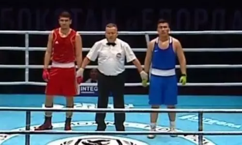 Бой призера чемпионата Азии по боксу из Казахстана завершился нокаутом