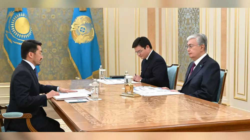 Токаев принял нового министра цифрового развития