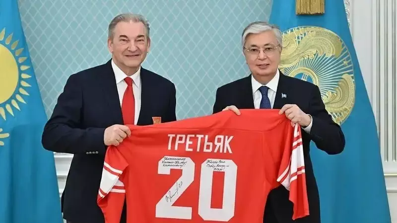 Знаменитый Третьяк заявил о поддержке казахстанских хоккеистов на ЧМ-2024
