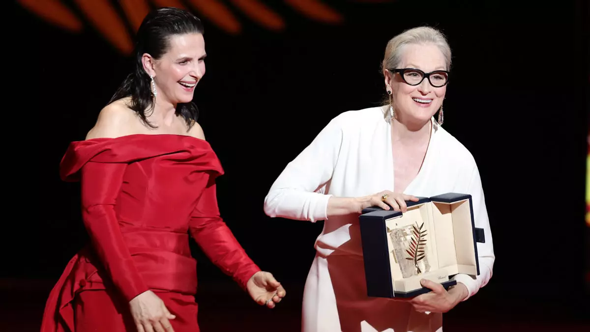 Мерил Стрип получила Золотую пальмовую ветвь на открытии Каннского кинофестиваля