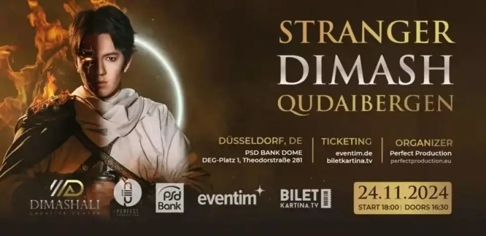 Dimash Kudaibergen to give solo concerts in Prague and Düsseldorf