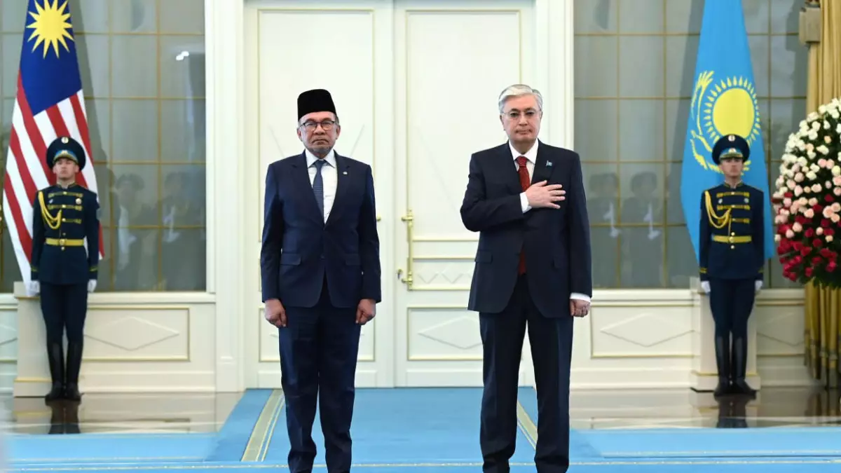 Ақордада Малайзия Премьер-министрін салтанатты қарсы алу рәсімі өтті
