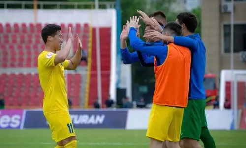«Жетысай» победил «Акжайык» в матче Первой лиги