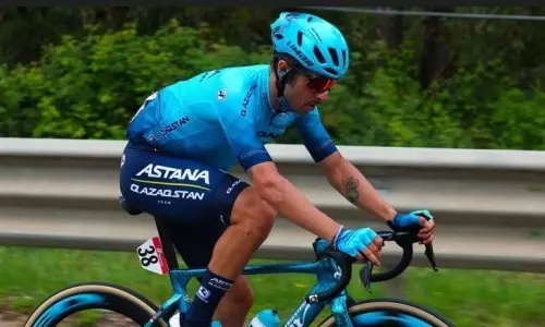 Гонщик «Астаны» финишировал в топ-5 12-го этапа «Джиро д`Италия»