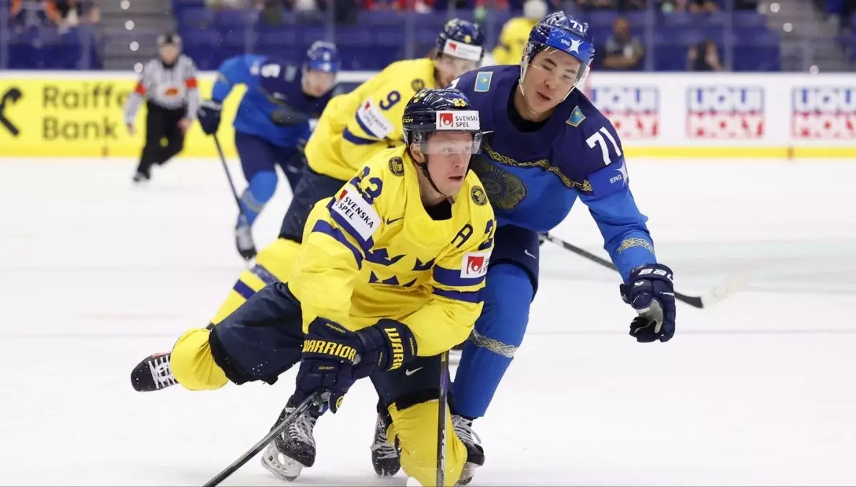 Швеция победила Казахстан на чемпионате мира