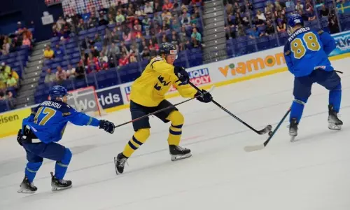 Видеообзор матча чемпионата мира Казахстан — Швеция 1:3