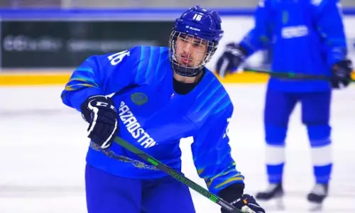 Форвард дебютировал в сборной Казахстана на чемпионате мира по хоккею