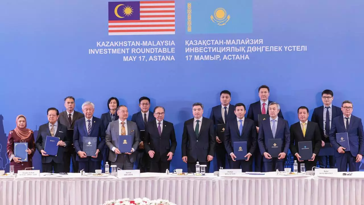 Документы на $350 млн подписали Казахстан и Малайзия