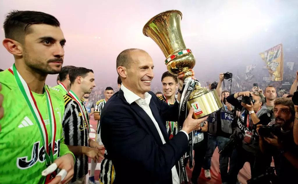 «Ювентус» уволил главного тренера после победы в финале Кубка Италии