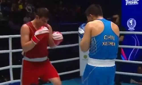 Казахстанский боксер на разгромном реванше стал чемпионом турнира