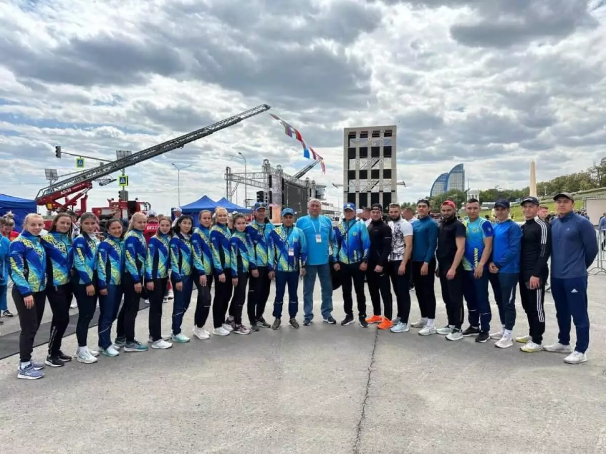 Сборная Казахстана по пожарно-спасательному спорту завоевала "бронзу" международных соревнований
