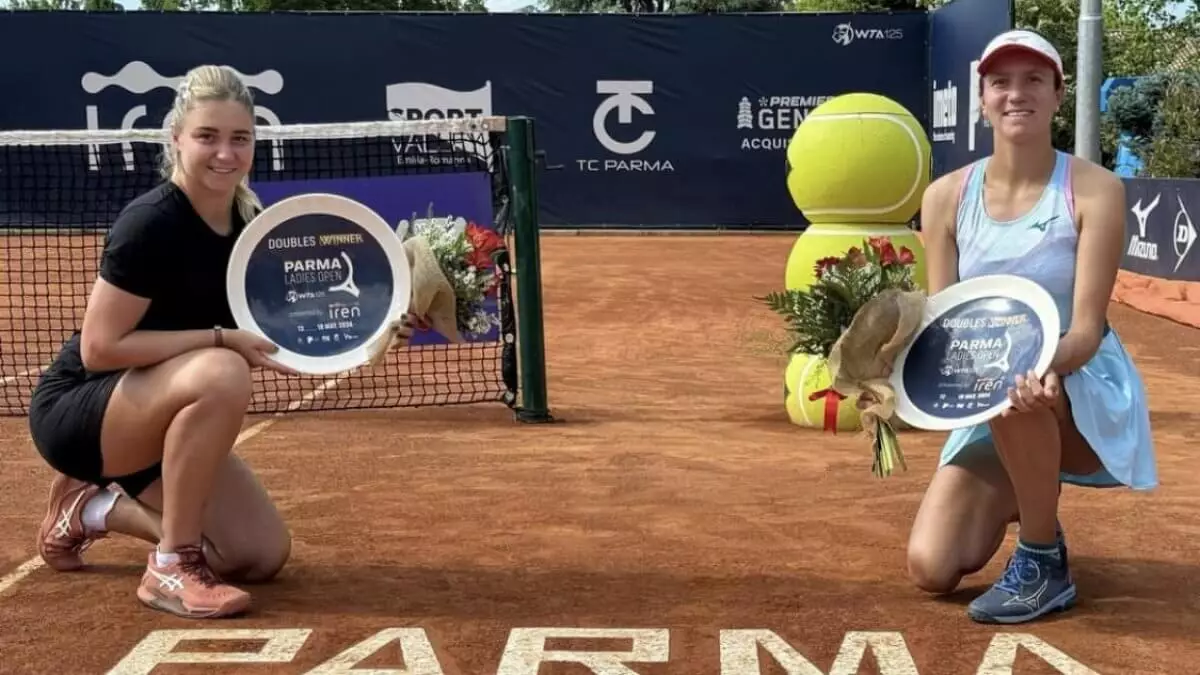 Казахстанская теннисистка победила в парном разряде турнира WTA 125